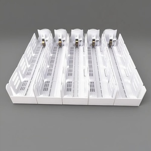 Organizador de Bebidas para 7 Botellas de 330 ml, Enfriador con Rodillos de Gravedad, Dispensador de Bebidas, Separador de Refrigerador, Empujador de Botellas - Product Image 4