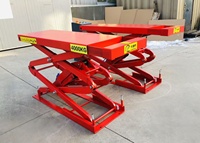 3500 kg Unterflur-Scherenhebebühne, kleine hydraulische Unterflur-Scherenhebebühne für Kfz-Werkstätten, CE-zertifiziert