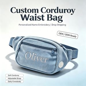 Oem Odm High-Quality Polyester Embroidery Crossbody Walking Waist Processing Poop <b>Bag</b> Holder Built-In - Product Image 2