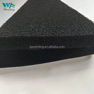 Filtre à air en mousse de charbon <span class=keywords><strong>actif</strong></span> Wanfeng moderne, taille des pores 10-60 PPI, avec structure en nid d'abeille - Product Image 1