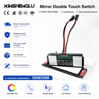 Espejo Inteligente con Interruptor Táctil Doble, 12V 60W, Espejo LED para Baño con Atenuador y Desempañador, Fabricante OEM ODM