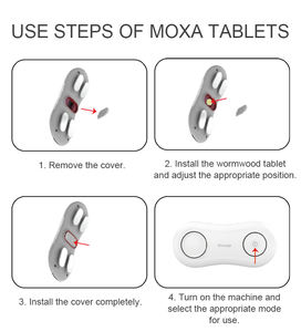 Schnelle Erwärmung Tragbare Akku-Taille EMS Vibration <span class=keywords><strong>Moxibustion</strong></span> Belt Massage gerät für Frauen und Mädchen Krämpfe Schmerzen Körper ABS - Product Image 3