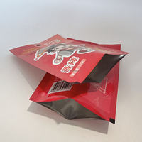 Sacs rétractables en plastique PE recyclables, imprimés sur mesure et gaufrés, avec fermeture éclair pour les collations, les chocolats, le café