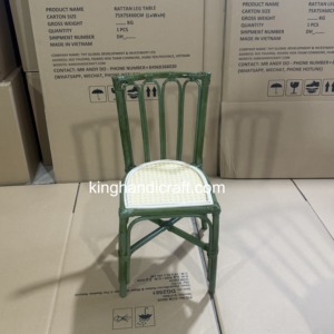 Chaise enfant en rotin faite à la main, écologique, pour la location lors de fêtes, mariages et événements, durable, en osier naturel, pour l'assise des enfants - Product Image 5