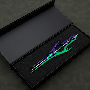 Nouveau siècle tout métal 21cm décoration multicolore imprimé Eva guerrier première Machine Gaius pistolet pour Animation jouet épées - Product Image 6