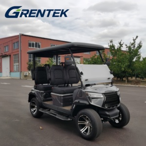 Voiturette de golf électrique de luxe 4 places 72V au lithium avec moteur 5000W, autonomie de 90 km, personnalisable pour la chasse et l'utilisation sur routes non publiques - Product Image 4