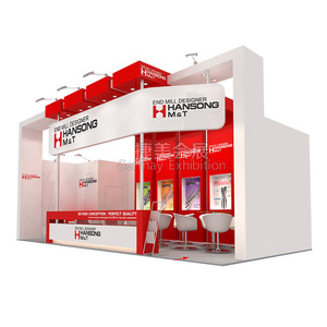 Stand de exhibición HANSONG M&T de diseño moderno en acero para ferias comerciales. - Product Image 2
