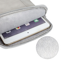 Tas saku kulit Laptop PU, tas saku tas tangan Laptop untuk 8 "10" 10.8 "iPad Mini Air