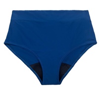 Culotte menstruelle physiologique 4 couches taille haute, absorbante et anti-fuite, pour la natation