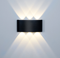 Applique murale à LED rectangulaire moderne avec base en ABS Éclairage de marches d'escalier intérieur et extérieur élégant