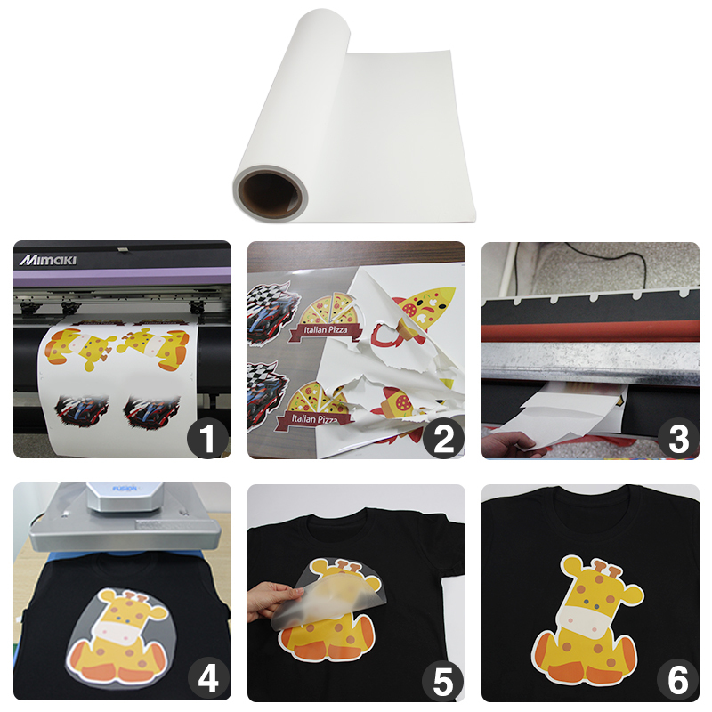 Qingyi gros pu flex vinyle textile ecosolvente imprimable jet d'encre de transfert de chaleur papier vinyle pour t-shirts