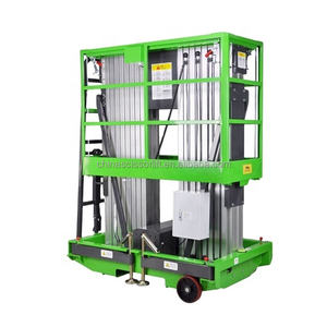 Plateforme élévatrice en alliage d'aluminium à double colonne de 12 m pour le chargement et la manutention d'outils - Product Image 1