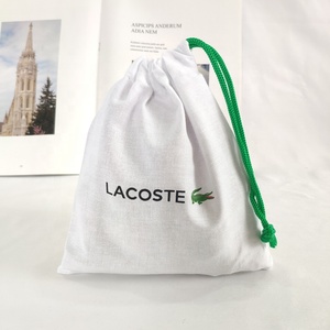 Thời Trang Cá Nhân New Coming Đặc Biệt Thiết Kế Màu Trắng Dây Kéo Bông Túi Quà Tặng Túi Với Logo In - Product Image 1