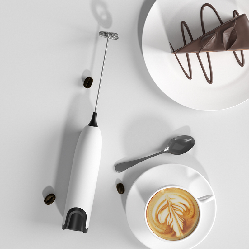 Factory Price Milk Frother Handheld Battery Powered Mini Automatic Electric Milk Frother For Matcha