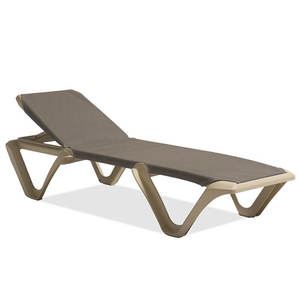 Mới nóng bán ngoài trời bền Tất cả thời tiết đơn giản Sun Lounger Set giải trí khách sạn hiện đại hồ bơi ghế Sun loungers - Product Image 4