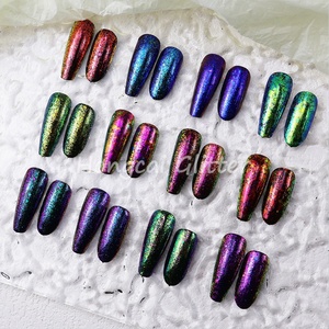 Số lượng lớn bán buôn multichrome màu chuyển sắc tố bóng mắt Tắc Kè Hoa ma thuật Flakes Chunky Flake cho móng tay - Product Image 5