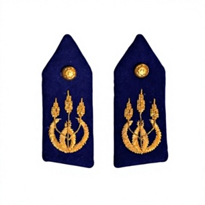 Badges personnalisés en tissu non tissé écoresponsable en feutre, style classique, couleur unie, avec dentelle brodée de haute qualité Insignia Archives - Product Image 1