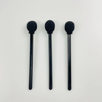Coton-tige de nettoyage pour imprimante, noir, PP, mousse à tête ronde, 125mm