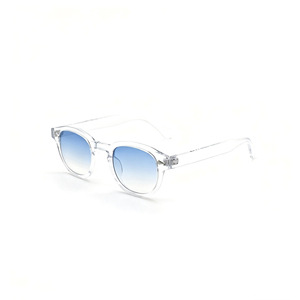 Transparent Petit Rond PC Lunettes De Soleil Teinte Couleur UV400 <span class=keywords><strong>Lentille</strong></span> Hommes <span class=keywords><strong>Marque</strong></span> Conception pour Femmes Hommes Conduite Nuances - Product Image 2