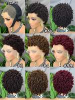 Perruque en cheveux humains vierges brésiliens en gros |   Perruque Lace Front sans colle 13x4 |   Perruque courte bouclée en cheveux humains |   Ligne de cheveux naturelle