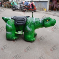 Manèges de dinosaures électriques pour enfants en centre commercial, voiture dinosaure réaliste, jeu de conduite pour enfants