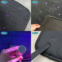 Tapis sensoriel à fibres optiques Snoezelen, tapis interactif pour besoins spéciaux, tapis de sol à LED changeant de couleur avec étoiles pour l'autisme