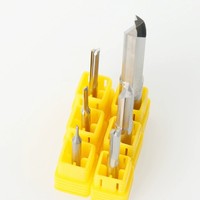 Fraise droite à deux dents pour routeur CNC, fraise de gravure OEM ODM en carbure 55HRC