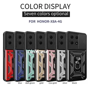 Lichicase Rotate 360 Degree Ring Stand Magnetic Adsorption Case For Huawei Mate 60 Pro 5G Shockproof Hard Cover