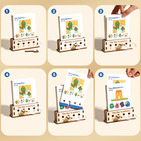 Cerveau personnalisé cartes logiques Puzzle jeux de société pensée formation correspondant clé apprentissage jouets éducatifs pour enfants garçons filles
