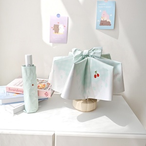 <span class=keywords><strong>Parapluie</strong></span> mignon pour femmes, cadeau d'affaires, pour les jours ensoleillés et pluvieux, compact, portable, entièrement automatique, <span class=keywords><strong>haut</strong></span> <span class=keywords><strong>de</strong></span> <span class=keywords><strong>gamme</strong></span>, pliable, protection solaire - Product Image 4