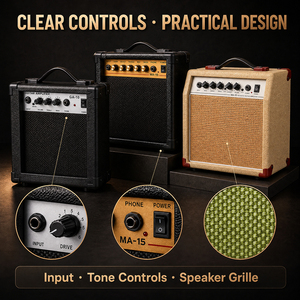 Amplificateur de guitare portable rechargeable, mini ampli d'entraînement, amplificateur de son musical portable, vente en gros d'usine - Product Image 2