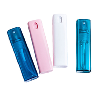 Échantillon Gratuit – Nettoyant Portable pour Téléphone, Bouteille en Plastique 10ml, Multicolore, Givré, avec Pompe Pulvérisatrice et Bouchon Séparé – Idéal pour Sérum, Lotion, Shampooing