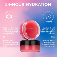 Baume à lèvres repulpant brillant rose, marque privée, traitement éclaircissant pour lèvres, hydratant, élimine les pigments foncés, soin des lèvres pour peaux foncées