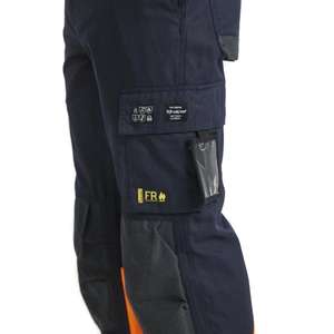 Blaklader กางเกงทำงานขายาวหลาย148815138953C46สีกรมท่า/ส้ม-ฌอง7330509720387กันไฟ - Product Image 4