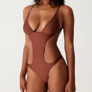 ملابس سباحة جديدة مخصصة للفتيات العاريات ملابس سباحة ثونغ قطعة واحدة مايوه بيكيني لطيف للفتيات الصغيرات - Product Image 1