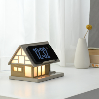 Lampe de chevet LED mini moderne 15W avec chargeur sans fil ABS, contrôle tactile, intensité réglable, lumière blanche chaude et machine à bruit blanc
