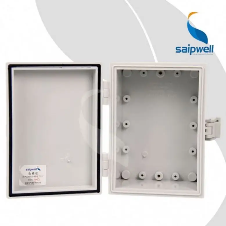 Saip/Saipwell SP-MG-1217085 ABS gesper kotak tahan air produk baru IP66 penutup instrumen & Elektronik antiair