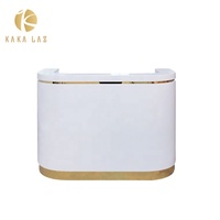 Table de réception lumineuse led, bureau pour salon