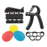 Juego de ejercitadores de mano para entrenamiento de fuerza y desarrollo muscular (material TPE/TPR/PP)
