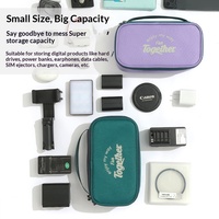 Sac Organisateur Numérique Moderne Minimaliste Multifonction Grande Capacité Idéal Voyage Étui Portable Câbles de Données Batteries Externes