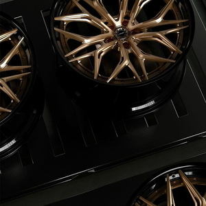 Jantes forgées <span class=keywords><strong>HW</strong></span> 2 pièces 5x112 5x120 5x114.3 5x100, jantes de voiture personnalisées, jantes profondes 18 19 20 21 22 pouces pour BWM Benz Audi - Product Image 2