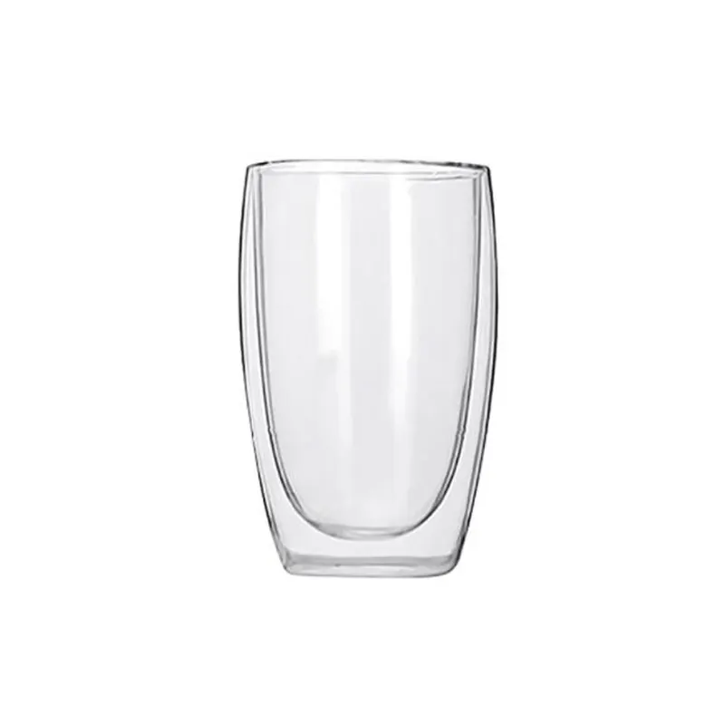 Glass Cup Heat resistant double-layer Egg-Shaped Double Wall Glasses Clear Mugs Glass Coffee Mugs Glass Mug