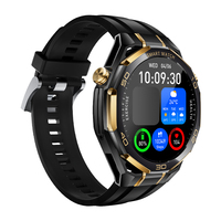 Montre connectée Sk55 PRO en acier inoxydable avec lampe de poche, appels sans fil, moniteur de fréquence cardiaque, batterie 600 mAh, étanche, suivi du sommeil