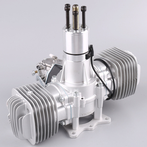 Motor DLE120, Modelo DLE 120, Dos Cilindros, Dos Tiempos, Escape Lateral, Refrigeración por Aire Natural, Arranque Manual, Cilindrada de 120cc, DLE - Product Image 6