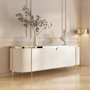 YSS europeo di lusso <span class=keywords><strong>TV</strong></span> Stand nuovo pannello di legno di roccia di moda semplice sala da pranzo <span class=keywords><strong>TV</strong></span> Cabinet per camera da letto vendita calda mobili di stoccaggio - Product Image 3