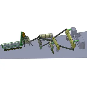 新型有机肥专用制粒机肥料掺合机生物肥料生产线