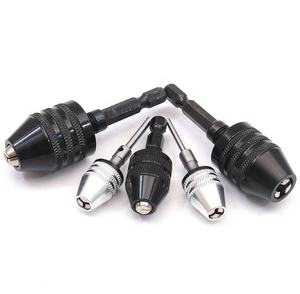 <span class=keywords><strong>Mandrin</strong></span> de perceuse Tournevis pneumatique/électrique sans clé Adaptateur de tournevis à percussion à 3 mâchoires à centrage automatique Pince de haute précision <span class=keywords><strong>Mini</strong></span> <span class=keywords><strong>mandrin</strong></span> - Product Image 2