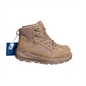 Bottes tactiques SF20 706 pour hommes, imperméables, à lacets, hautes, toutes saisons, en daim, pour la randonnée - Product Image 1