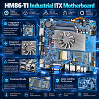 Untuk Motherboard Industri HM86 TI Mini ITX Chipset Intel HM86 Soket PGA946