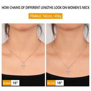 Custom Moissanite <strong>Cross</strong> <strong>Pendant</strong> 14K <strong>Gold</strong> Plated Jesus Christian Reiligous Jewelry 925 Sterling Silver Crucifix VVS Diamond Charm - Product Image 5